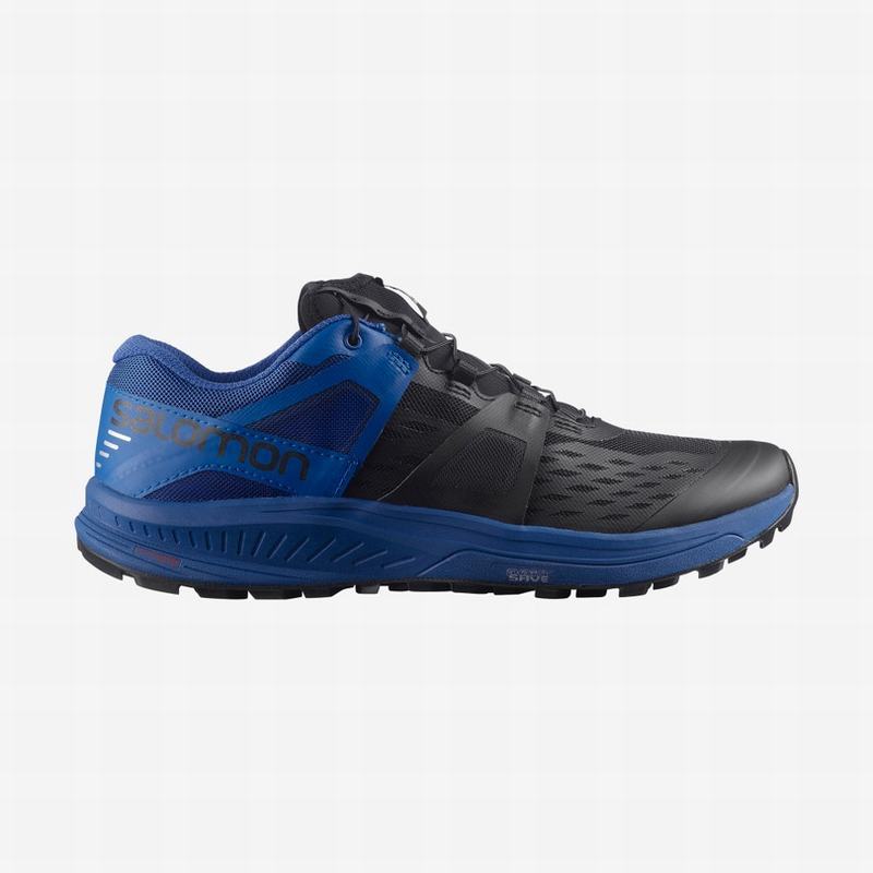 Chaussures De Trail Running Salomon Homme Noir / Bleu - Salomon ULTRA /PRO - France (0791-NFHEA)